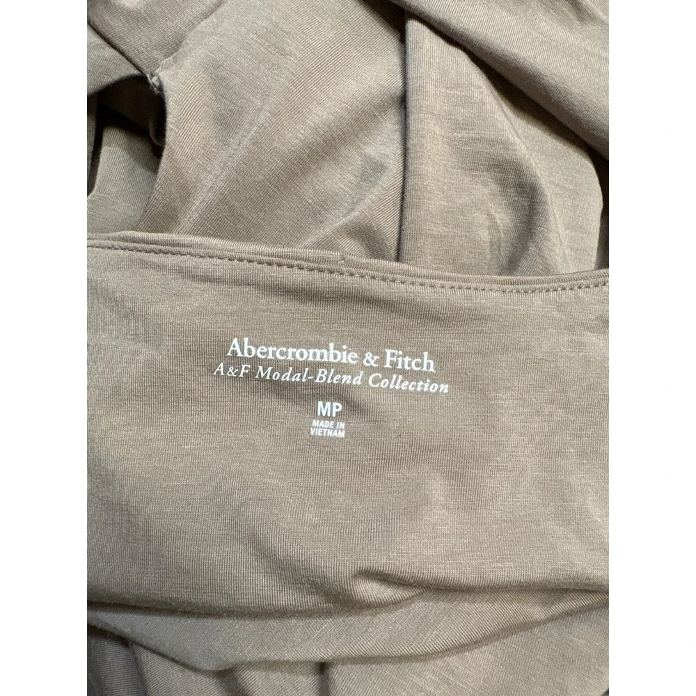 New NWT Abercrombie & Fitch Ava Knit Square Neck Maxi Modal Cotton Blend Dress M